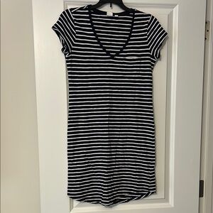 Gap Factory Striped V-Neck Dress